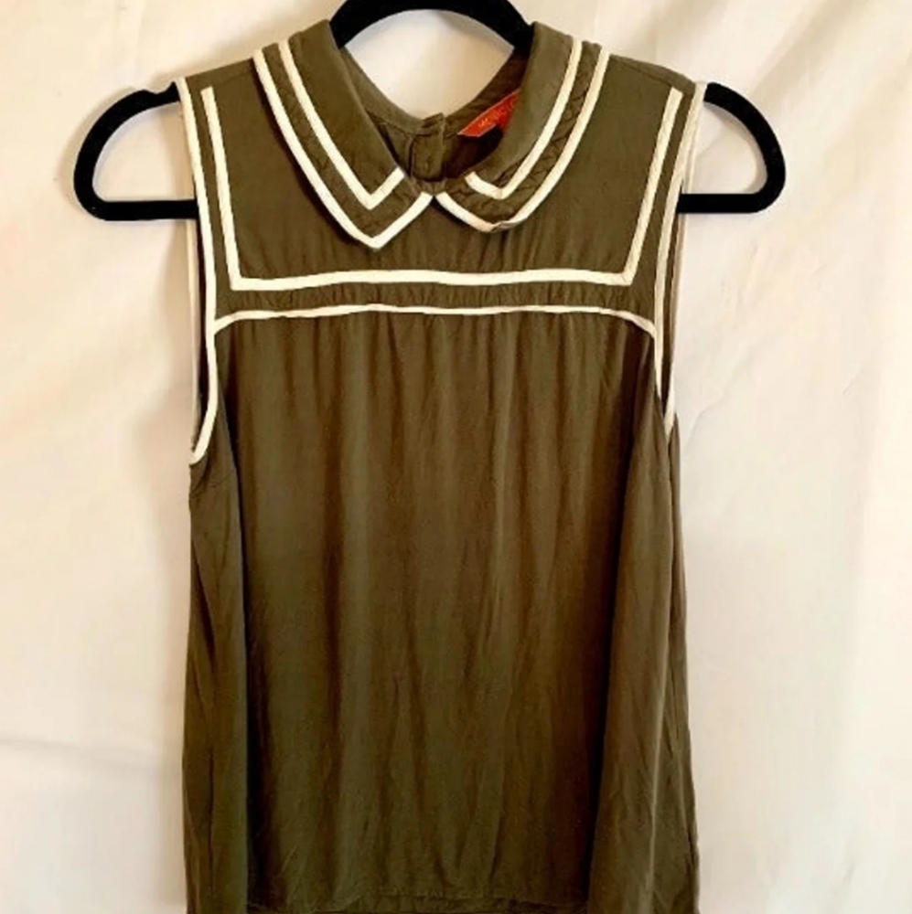 Modcloth Olive Green Top